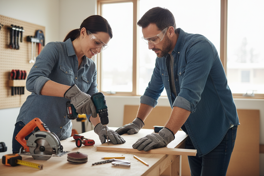 teaching basic power tools usage from pro to homeowner